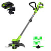 Триммер аккумуляторный Greenworks G24LT301K2 (АКБ 2А/ч + ЗУ)