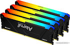 Оперативная память Kingston FURY Beast RGB 4x16ГБ DDR4 3200 МГц KF432C16BB12AK4/64