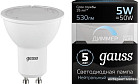 Светодиодная лампа Gauss LED MR16 GU10 5 Вт 4100 К 101506205-D