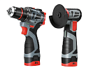 Profipower ProfiSet-2B16 E0229 (шуруповерт, болгарка, 2 АКБ, кейс)