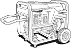 Дизельный генератор Daewoo Power DDAE 9000DXE-3(2024)