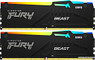 Оперативная память Kingston FURY Beast RGB 2x8ГБ DDR5 6000 МГц KF560C30BBEAK2-16