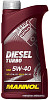 Моторное масло Mannol DIESEL TURBO 5W-40 1л