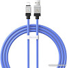 Кабель Baseus CoolPlay Series Fast Charging Data Cable 2.4A USB Type-A - Lightning (1 м, синий)
