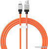 Кабель Baseus CoolPlay Series Fast Charging Data Cable 2.4A USB Type-A - Lightning (1 м, оранжевый)