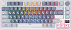 Беспроводная клавиатура Royal Kludge RK-M75 RGB Ocean Blue (RK Silver)