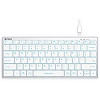 Клавиатура A4Tech Fstyler FX61 (серебристый/белый)
