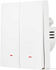 Выключатель Hommyn zigbee 2 клавиши SWZBNN02W (без нейтрали)