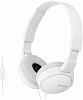 Наушники Sony MDR-ZX110AP (белый)