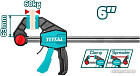 Струбцина Total THT1340601