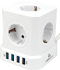 Сетевой фильтр Cablexpert TWR-5-U4-W-2