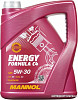Моторное масло Mannol Energy Formula C4 5W-30 5л