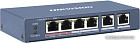 Коммутатор Hikvision DS-3E0106P-E/M