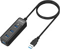 USB-хаб Orico W5PH4-U3-BK
