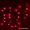 Бахрома Luazon Led-180 (4x0.6 м, красный) [187270]