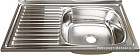 Кухонная мойка Mixline 528178 (правая, полированная, 0.8 мм)