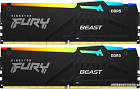 Оперативная память Kingston FURY Beast RGB 2x16ГБ DDR5 6800МГц KF568C34BBAK2-32