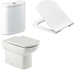 Унитаз напольный Roca Dama Senso Compacto 342518000+34151B000+ZRU9302991