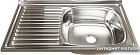 Кухонная мойка Mixline 528175 (правая, полированная, 0.6 мм)
