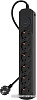 Сетевой фильтр IPPON BK-6-EU-3-10-B (3м, 6 розеток, черный)
