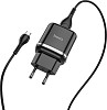 Сетевое зарядное Hoco N3 microUSB (черный)