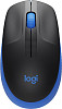 Мышь Logitech M190 (черный/синий)