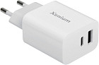 Сетевое зарядное Xenium X302 (белый)