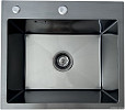Кухонная мойка Blantek LS-5848HN Honeycomb Nano black