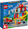 Конструктор LEGO City 60375 Пожарная часть и пожарная машина