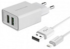 Сетевое зарядное Atomic U400 Lightning (белый)
