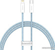 Кабель Baseus Lightning - USB Type-C CALD000103 (2 м, голубой)