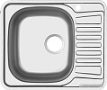 Кухонная мойка Ukinox Комфорт COM580.480 --GT6K 2L- (с сифоном)