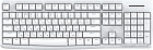 Клавиатура Dareu LK185 (белый)