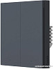 Выключатель Aqara Smart Wall Switch H1 двухклавишный без нейтрали (графит)