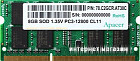 Оперативная память Apacer 4GB DDR3 SO-DIMM PC3-12800 (AS04GFA60CATBGC)