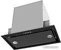 Кухонная вытяжка Akpo Neva Glass II 60 WK-10 (черное стекло/черный)