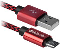 Кабель Defender USB08-03T (красный)