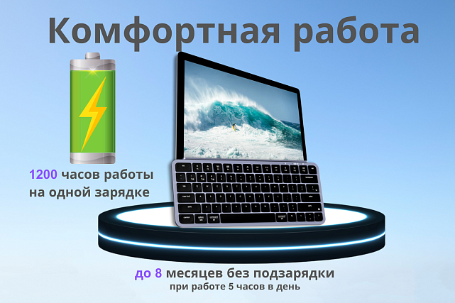 Клавиатура Keychron B1 Pro B1P-K1-RU (серый космос)